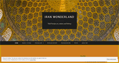 Desktop Screenshot of iranwonderland.com